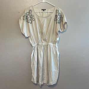 Light grey Express dress with pockets